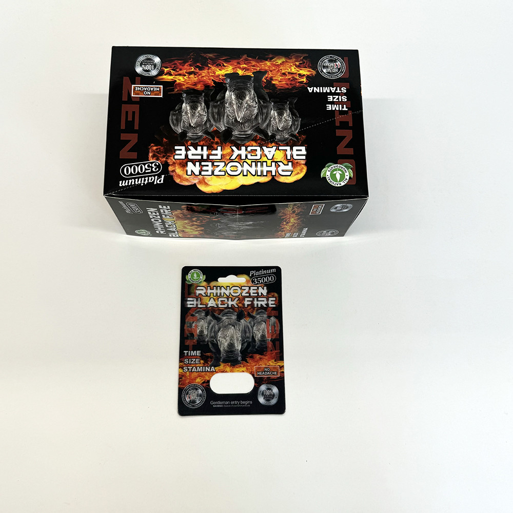 Rhino 69 Male Enhancement Pills Plastic Packing Box Custom Packing Box