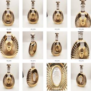 China Golden Electroplating Luxury Spirits Bottle factory