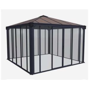 China Chinese Top Hardware Sunrooms Glass Houses Container House with Polygon Roof Molding factory