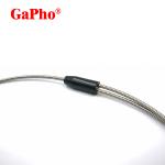 Round Type Duplex Armored Optical Fiber Cable 2 Core LSZH TPU PVC Customized
