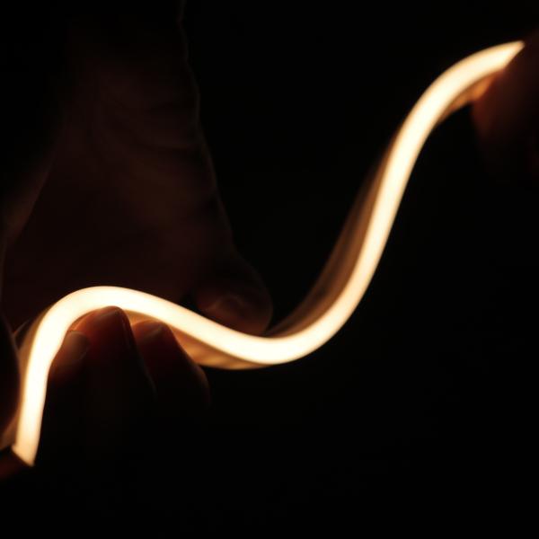IP67 ERP 24V Silicone Neon Strips 160leds 3000K 90lm/W For Outdoor Application