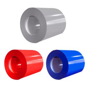 China Color Coated Prepainted PPGL Galvalume Steel Coils For color coated roofing sheet coil factory