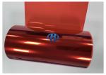 36 μm Red PET Adhesive Film Used as Protective Film for Metal Glass Plastic in