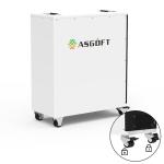 Asgoft 3kw 6kwh 25.6v 235ah Home or outdoor Portable Charger All In One Solar
