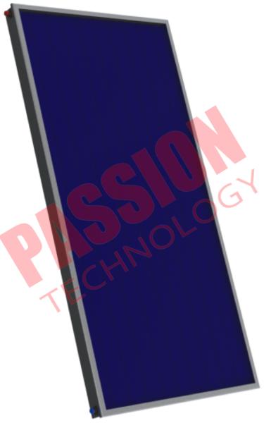 Wove Toughened Glass Flat Panel Solar Collector , Solar Energy Collectors For