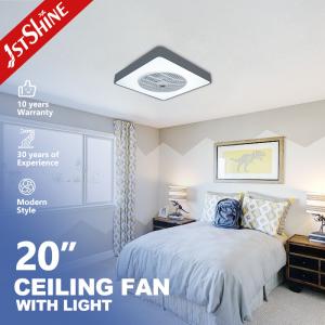 China 20in DC Silent Motor Bedroom Ceiling Fan With LED Light factory