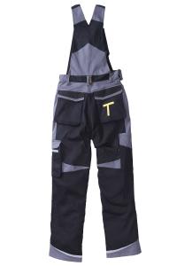 China Men'S Elastic Workwear Bib Pants​ Lightweight Fashion Bib Trousers For Indoor And Outdoor Work factory