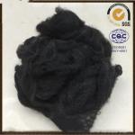 6D x 64mm Black PSF Virgin Polyester Staple Fiber For Geotextile