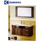 Brown Lavatory Bathroom Sink Vanity Modern Cabinet