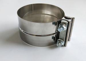 China Auto Part Split Pipe Clamp Stainless Steel Lap Joint Exhaust Band Clamp factory