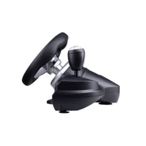 multi-interface gaming racing wheel steering wheel with foot pedal for PC