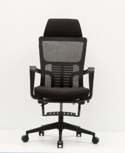 China Black High Back Mesh Arm Chair 100mm-70mm Gas Lift Breathable factory