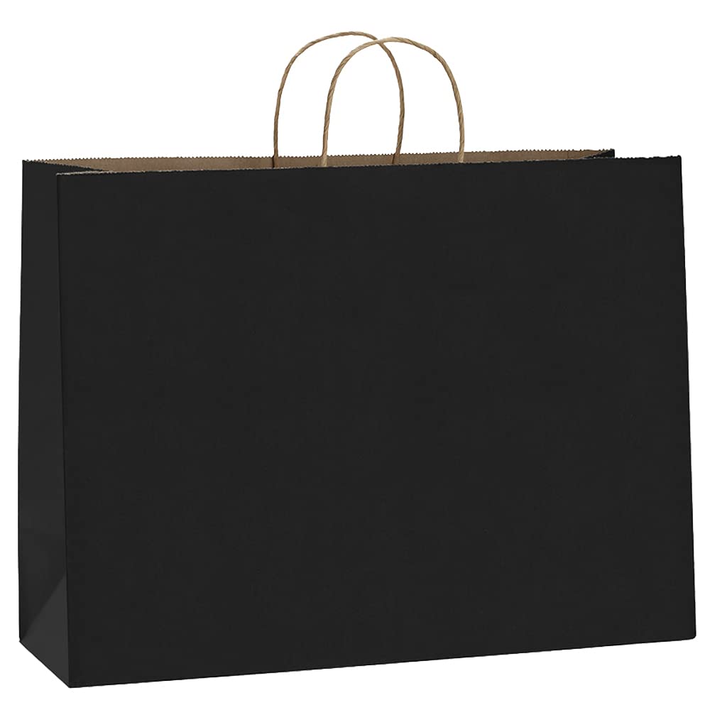 CMYK 4 Color Printing Black Brown White Kraft Paper Bags for Women Custom Order Accepted