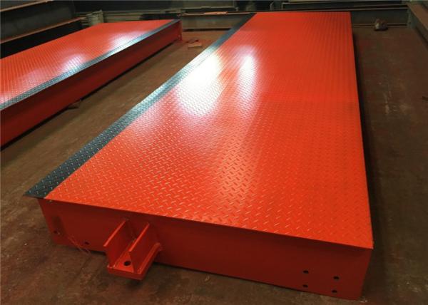 20t - 200t Capacity Portable Weighbridge U Shape Beam Structure 10-12mm Plate