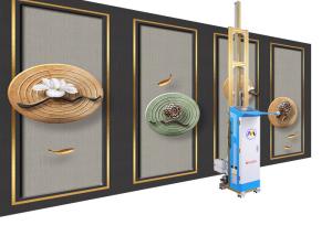 China Slide Railway 3d Wall Inkjet Printer , Wall Painting Machine Automatic factory