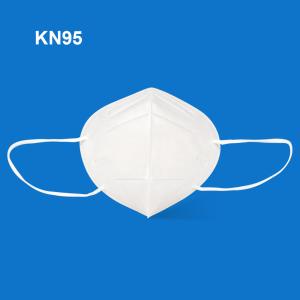 China Folding Half Face White KN95 Respirator Mask factory
