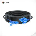 Outdoor Armored 2-12Core SM Fiber Patch Cable (SC, LC, FC, ST Connector Optional