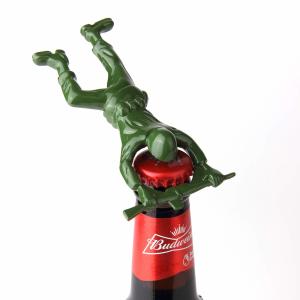 China 3D Army Man Metal Bottle Opener For Beer And Beverage factory