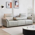 Qiantong Italian Minimalist Smart Light Luxury First-Layer Cowhide Electric