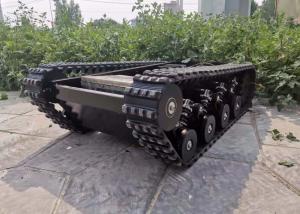 China Climbing Stair Gardening Rubber Track Undercarriage 100KG Load With Steel Box factory