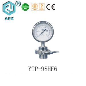 China Liquid Filled Gas Pressure Test Gauge Long Lifespan CE Certification 98mm factory