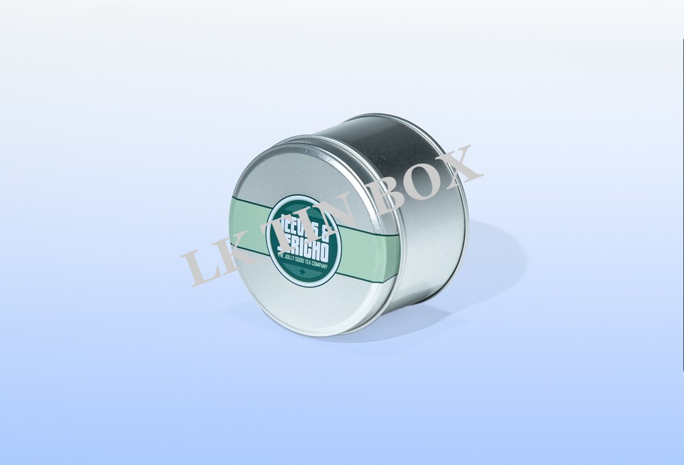 Chocolate Wedding Candy Round Tin Box , Gift Tin Storage Containers D61 X 75 mm