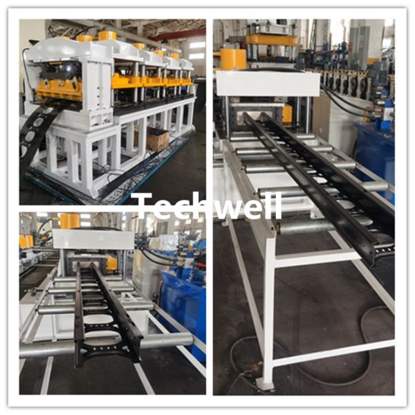 600mm Ladder Type Cable Tray Profile Roll Forming Machine Auto Size Adjustable