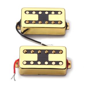 China Double Coil Electric Guitar Pickups Chrome Gold Guitar Parts factory