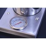 Customized Dual- Outdoor Pizza Baking Stove with Thermometer Spray Black