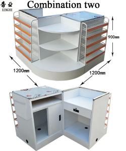 China Durable Grocery Store Cash Counter Supermarket Equipment Checkout Counter factory