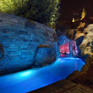 Fiberglass Lazy River Water Playground Equipment with 1 Year Warranty and 30