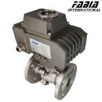 Flanged High Pressure Ball Valve Electric Two-Piece Industrial Ball Valve