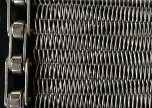 China High Temperature Food Grade Stainless Steel Wire Mesh Gratex Conveyor Belt For Food Industry factory
