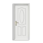 Custom Residential Waterproof WPC Doors Fireproof Scratch Resistant