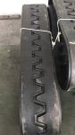Infrastructure Rubber Tracks Asphalt Paver Parts With 53 Links