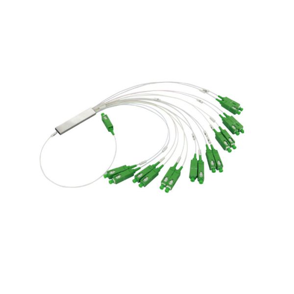 China 1X16 Blockless Planar Lightwave Circuit PLC SC APC PLC Splitter with Equal Ratio Output for CATV factory