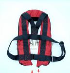 EC / MED Approval 150N Orange Red Double Air Chamber Inflatable Life Jacket With