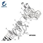 Construction Machinery Parts Hpv050 Hydraulic Pump Spare Parts For Ex120-5