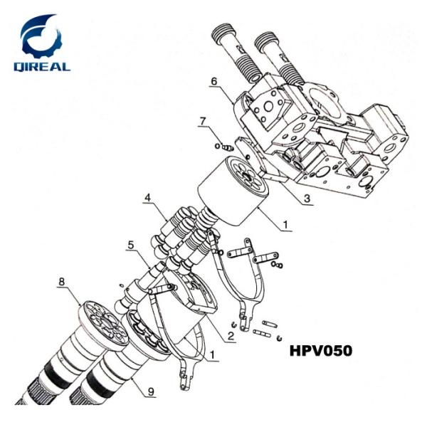 Construction Machinery Parts Hpv050 Hydraulic Pump Spare Parts For Ex120-5