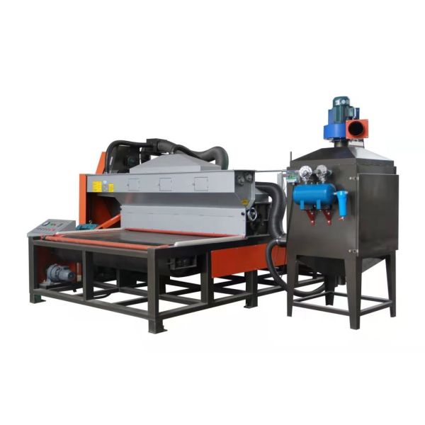 Horizontal PLC Control Glass Sandblasting Engraving Machine for Tempering and Edging