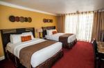 Ha Noi hotel style apartment furniture of guestroom single bed with wood dining