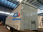 Customization Tarpaulin Type Box Truck Trailer for Bulk Cargo Transport in