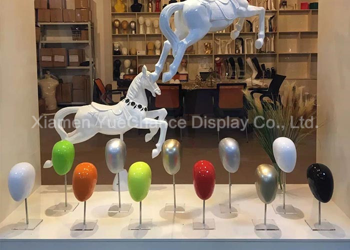 Multi Color Design Fiberglass Mannequin Torso Fiberglass Head Mannequin