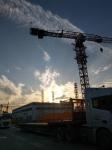 New not Used Tower Crane PT6015 Topless Tower Crane Free stnading Height 45m