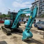 Used Kobelco Mini Excavator SK55SR Kobelco 5 Ton Excavator With Original Parts