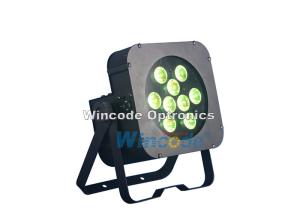 China Four In One Battery Powered Stage Lights 9 × 10W With 25 Lens Angle / 42mm Lens Size factory