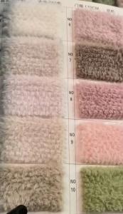 China Polyester Fur Rabbit hair Jacquand new designs Static-free for High fashion elegant Dress OEKO-TEX Quality standard factory