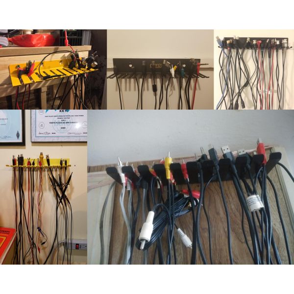 Customize Cable Duct Wall Mount Hanger for Functional Metal Iron Storage Holders