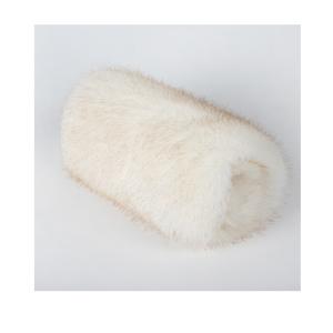 China 100%polyester Woven Fabric Knitted Soft Faux Fur with High Weight and Long Hair Pile factory