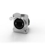 IP44 Rj45 Connector Industrial Solder Male Female 8pin Horn Straight Plug